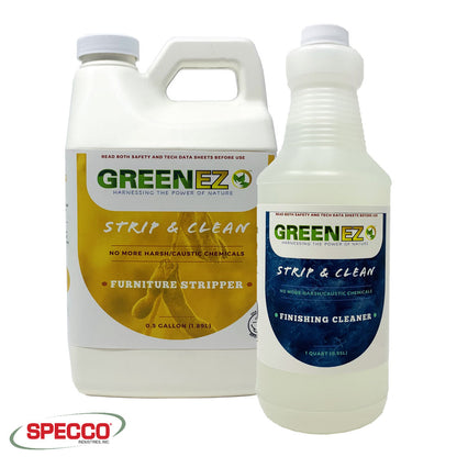 GreenEZ Furniture Strip & Clean, 1/2 Gallon Stripping Agent